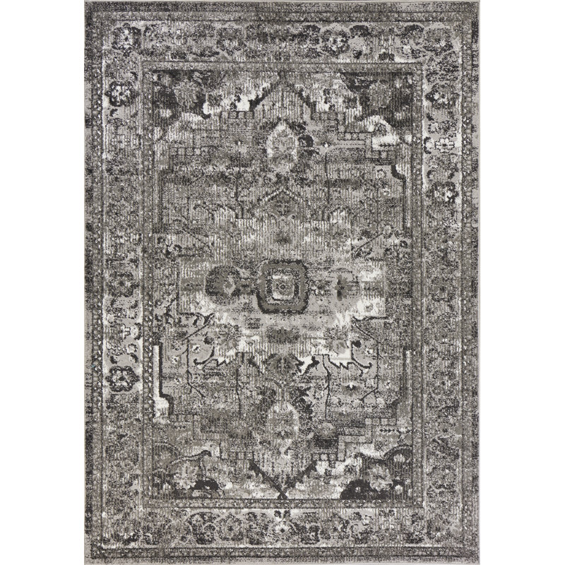 Bloomsbury Market Anouk Charcoal Gray Area Rug & Reviews Wayfair